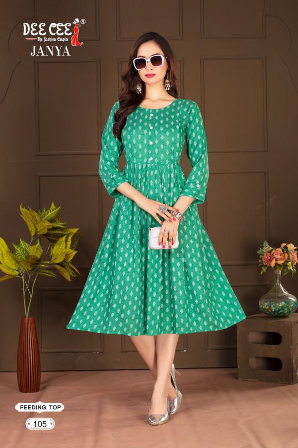 Deecee Janya Rayon Printed Feeding Kurti Collection